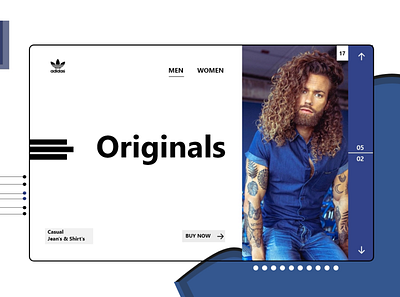Original's (Adidas) adidas originals app design photoshop ui ui design uiux uxdesign web design webdesign website design