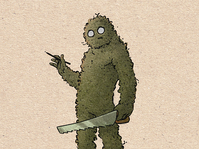 Moss Man character design for Moss Man Made