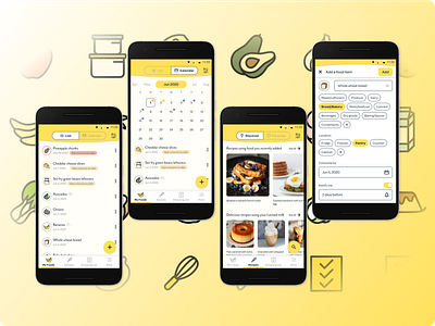 Food Time! Mobile App Design app colors design icon illustration mobile ui ui design ux ux design vector