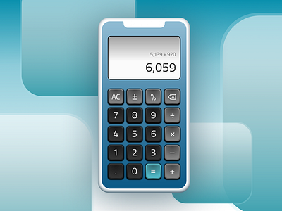 Calculator App - Skeuomorphic Fun!