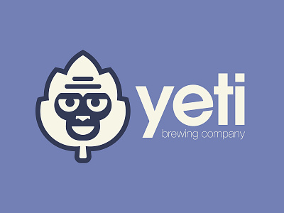 Yeti Brew Co. Primary Logo beer beer branding branding design flat icon illustration illustrator logo vector