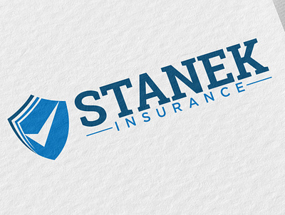 Stanek Insurance Logo Design branding design logo logo design logotype modern modern logo