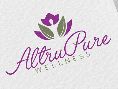 Altru Pure Wellness Logo Design branding design logo logo design logotype modern modern logo