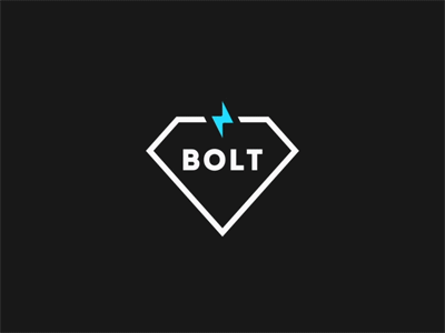 bolt logo animation 2d animation animation branding design flat illustration logo logo animation minimal vector