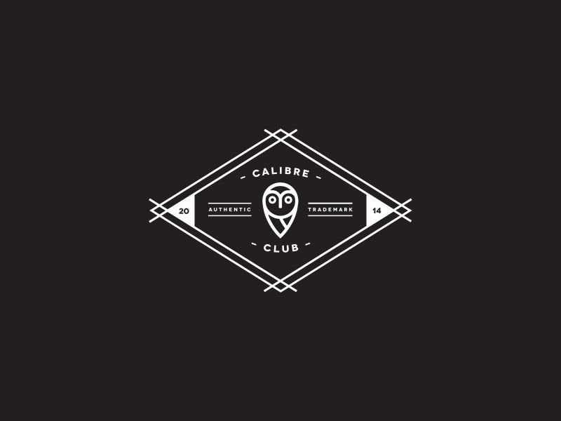 calibre club logo animation 2d animation animation branding design flat illustration logo logo animation minimal typography