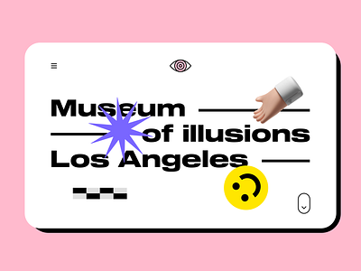 Web design for Museum of Illusions branding colors design identity illusions key visual museum music noxtton typography ui ux web web design webdesign website