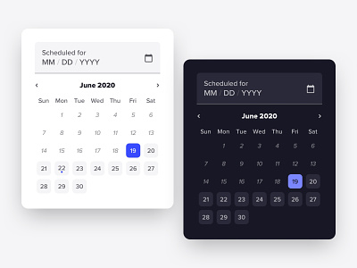 Calendar calendar date picker design ui