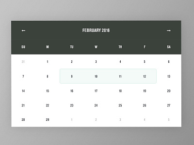 Date Picker app dailyui date picker design graphic design mobile ui user interface web