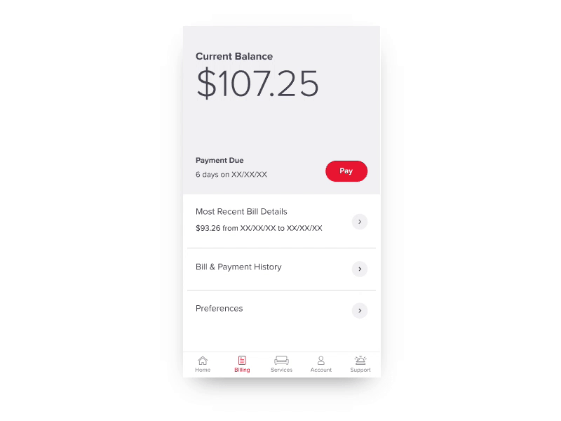 Payment balance invision studio payment