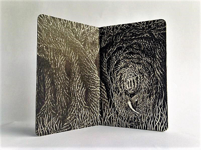 Altered Notebook, Miniature art bookart