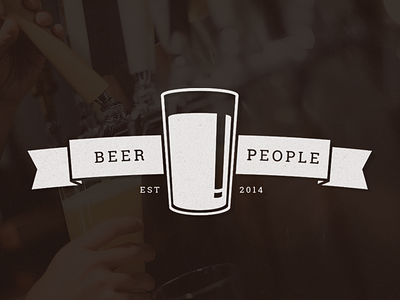 Beer People beer debut illustrator logo podcast