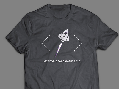 Meteor Space Camp - T-Shirt Mock