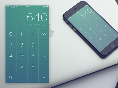 UI Challenge Day 004 - Calculator