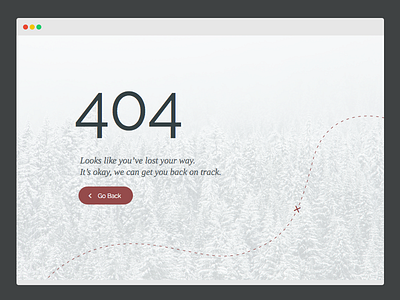 UI Challenge Day 8 - 404 Page