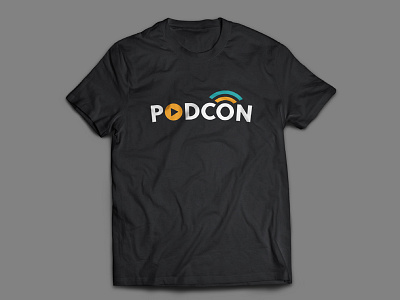 Podcon Tee | Branding & Art conventions fundraising podcasts podcon