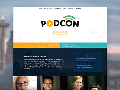 PODCON - Dec 9-10, 2017 - Seattle, Wa conventions freelancer microsite podcast podcon vlogbrothers