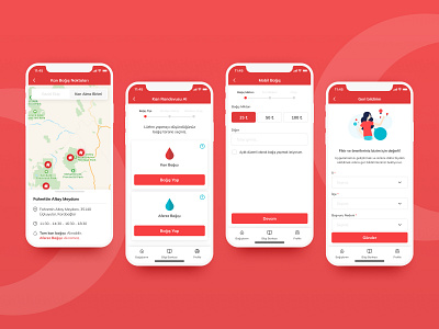 Blood Donation App app blood donation design donation donation app experience design flat interaction design interactive design interface design minimal product design ui ui design user user experience user interface ux ux design