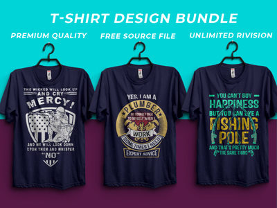 T-shirts design bundle by Atikur Rahman on Dribbble