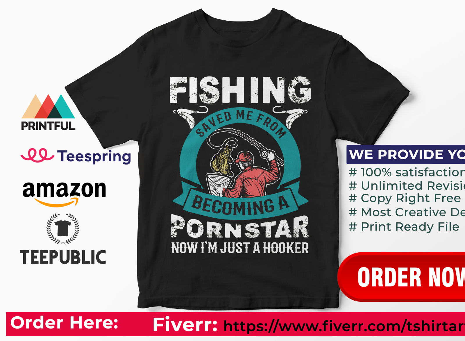 fishing tshirts designhunting tshirt designfishing vector by Atikur