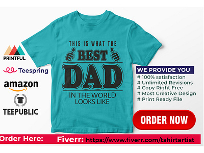 Fathers Day Shirts designs, themes, templates and downloadable