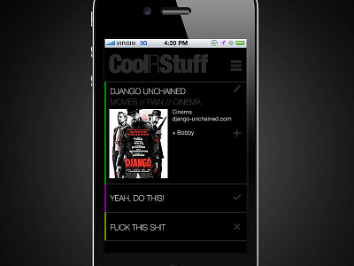 App concept draft - Detail app design flat mobile ui user interface