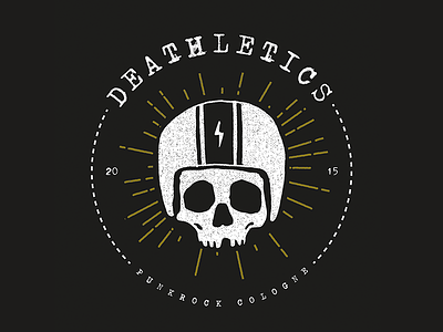 Deathletics Punkrock Cologne - logo death illustration logo punk punkrock skull