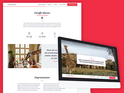 Fineway casestudy fineway giraffe responsive travel ui ux website