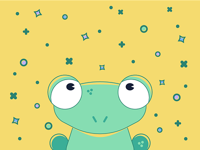 Sneak Peek app frog graphic design illustration illustrator kids