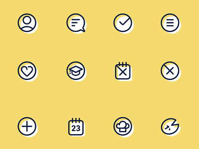 Pollywogs App Icons app design graphic icons ui