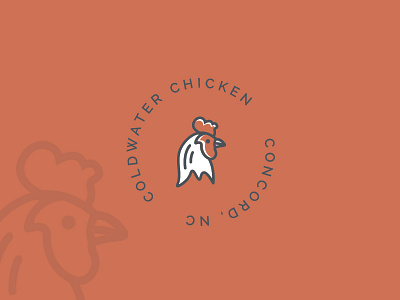 Coldwater Farm Mark chicken design farm graphic icon logo mark showcase