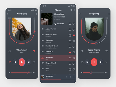 Music Player App android app app design ios app ios design music music app music app design music app ui song app
