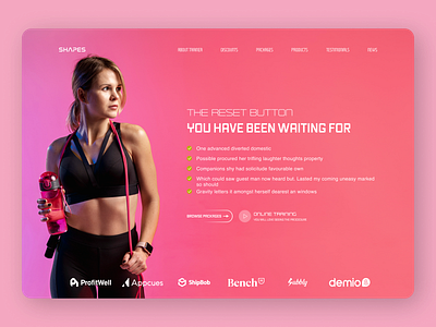 Personal Trainer Webdesign