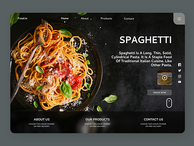 Food Landing Page