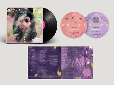 Dama Vicke - Point of Inflection album cover dama vicke graphic design mamut miami music packaging