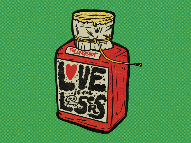 Love is for Losers mamut ipadpro procreate illustration music rock punk billie joe armstrong the longshot
