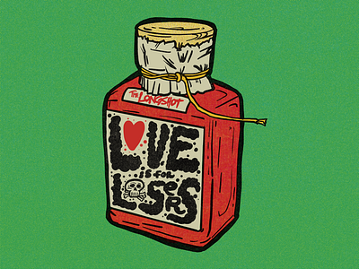 Love is for Losers billie joe armstrong illustration ipadpro mamut music procreate punk rock the longshot