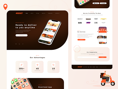 Food Delivery Landing Page