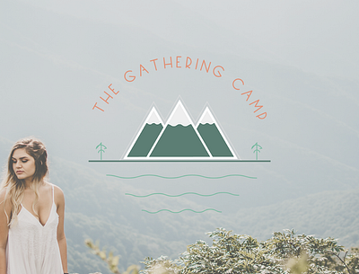 The Gathering Camp - Primary Logo brand identity branding branding and identity branding concept branding design logo logo design