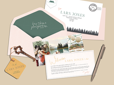The Gathering Camp - Welcome Letter Mockup brand identity branding branding and identity branding design branding identity mockup design mockups