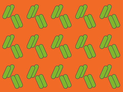 orange & green green illustration orange pattern pattern art pattern artist pattern design pop