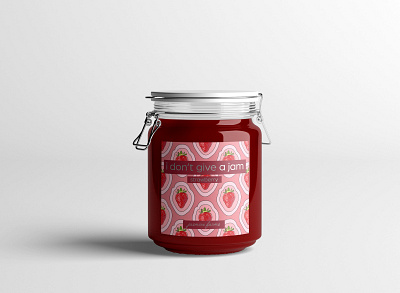 frankly my dear bright illustration packaging design pattern pattern art pattern artist pattern design pop strawberry surface pattern surface pattern design