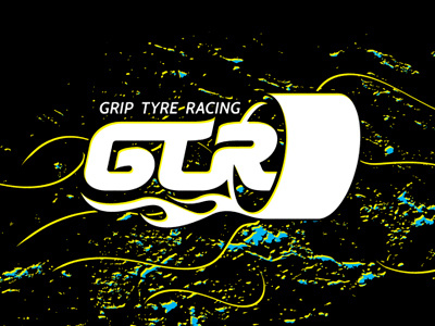 GTR bonoos grip logo logotype racing tyre