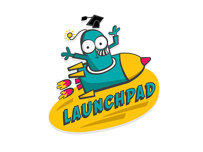 Launchpad Logo alien children education school