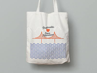 Postmates <3 SF Tote