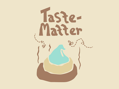 taste matter design flat illustration vector