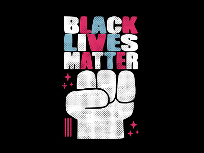 Black lives matter animation art design illustration illustrator typography vector