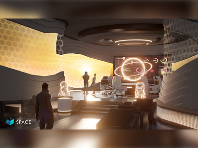 Meeting Room Concept Art for Nexaspace