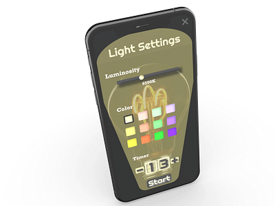 Light Settings Panel