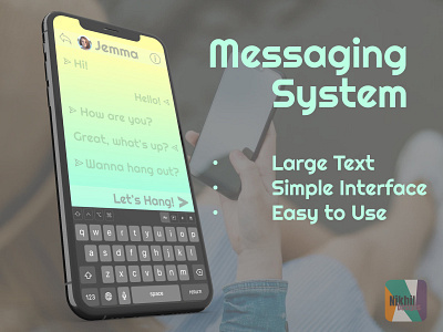Direct Messaging System 013 dailyui messaging messaging app