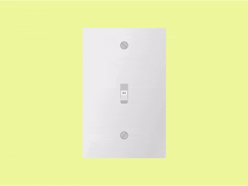 On/Off Switch 015 animation dailyui lights skeuomorphic switch vector